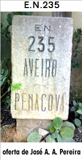 E.N. 235 - Aveiro - Gndara da Oliveirinha - Costa do Lavado - Mamodeiro - Oliveira do Bairro
 - Sangalhos - Anadia - Vila Nova de Monsarros - Luso - Sazes - Penacova